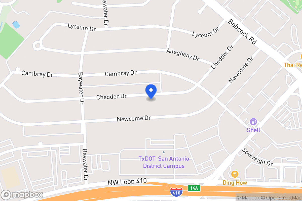 Map of 4610  Chedder Dr