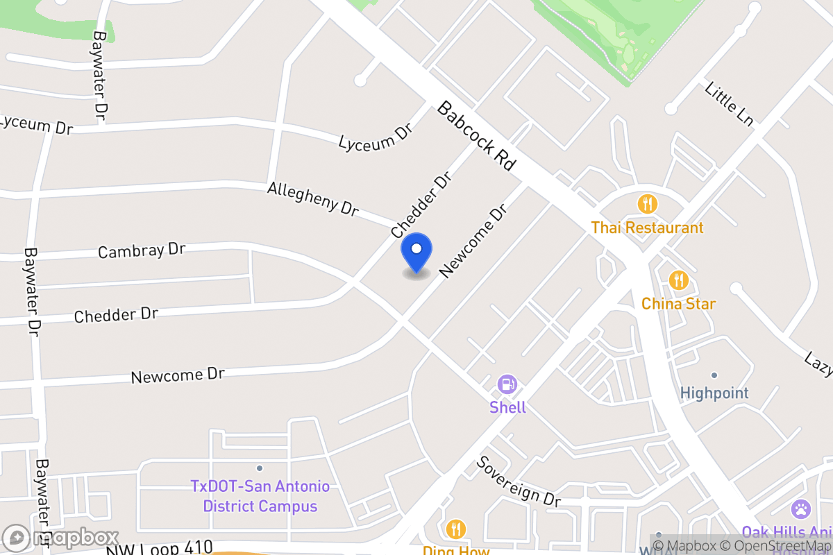 Map of 4439  Newcome Dr