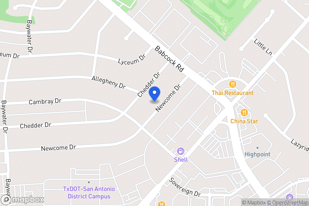 Map of 4431  Newcome Dr