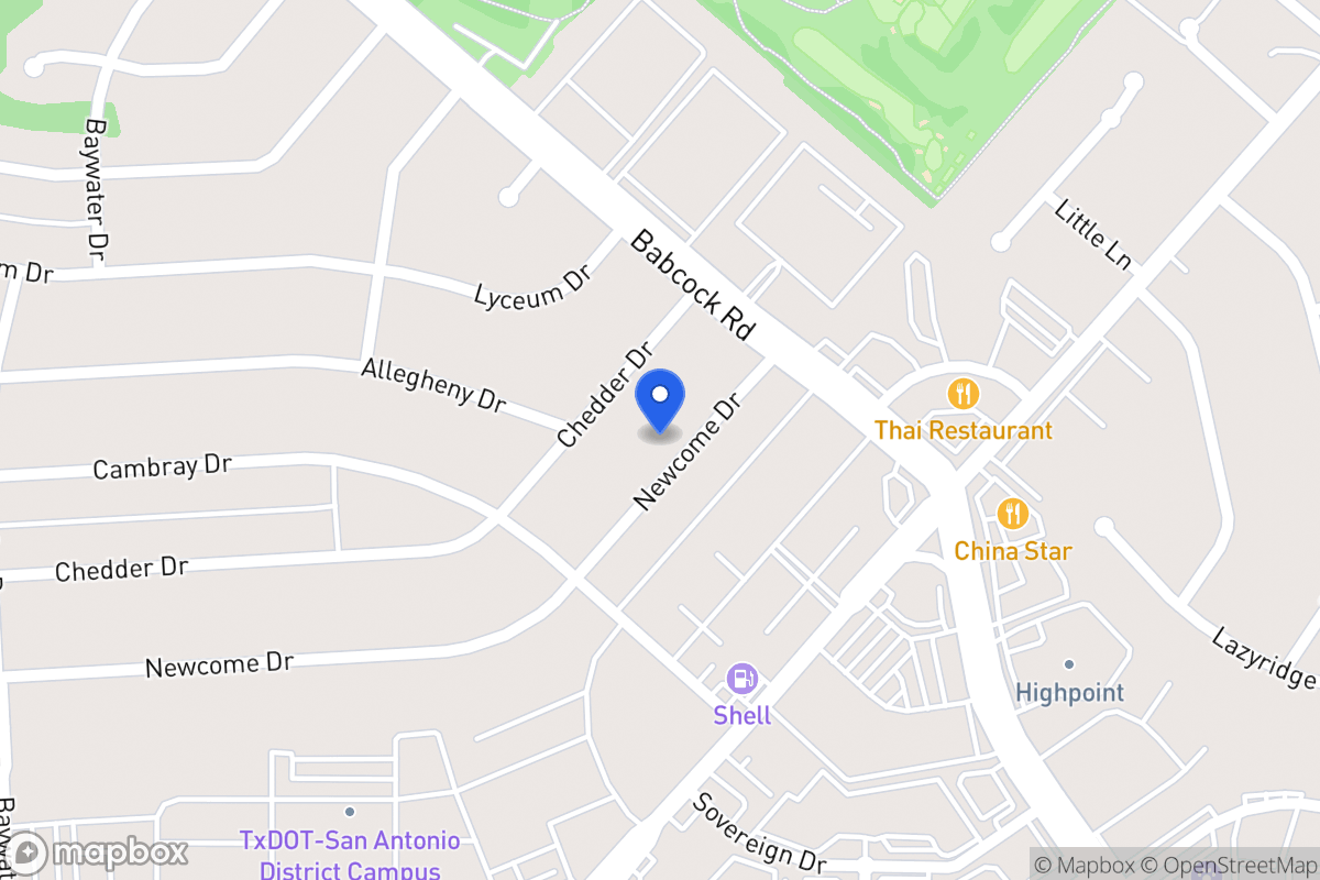 Map of 4423  Newcome Dr