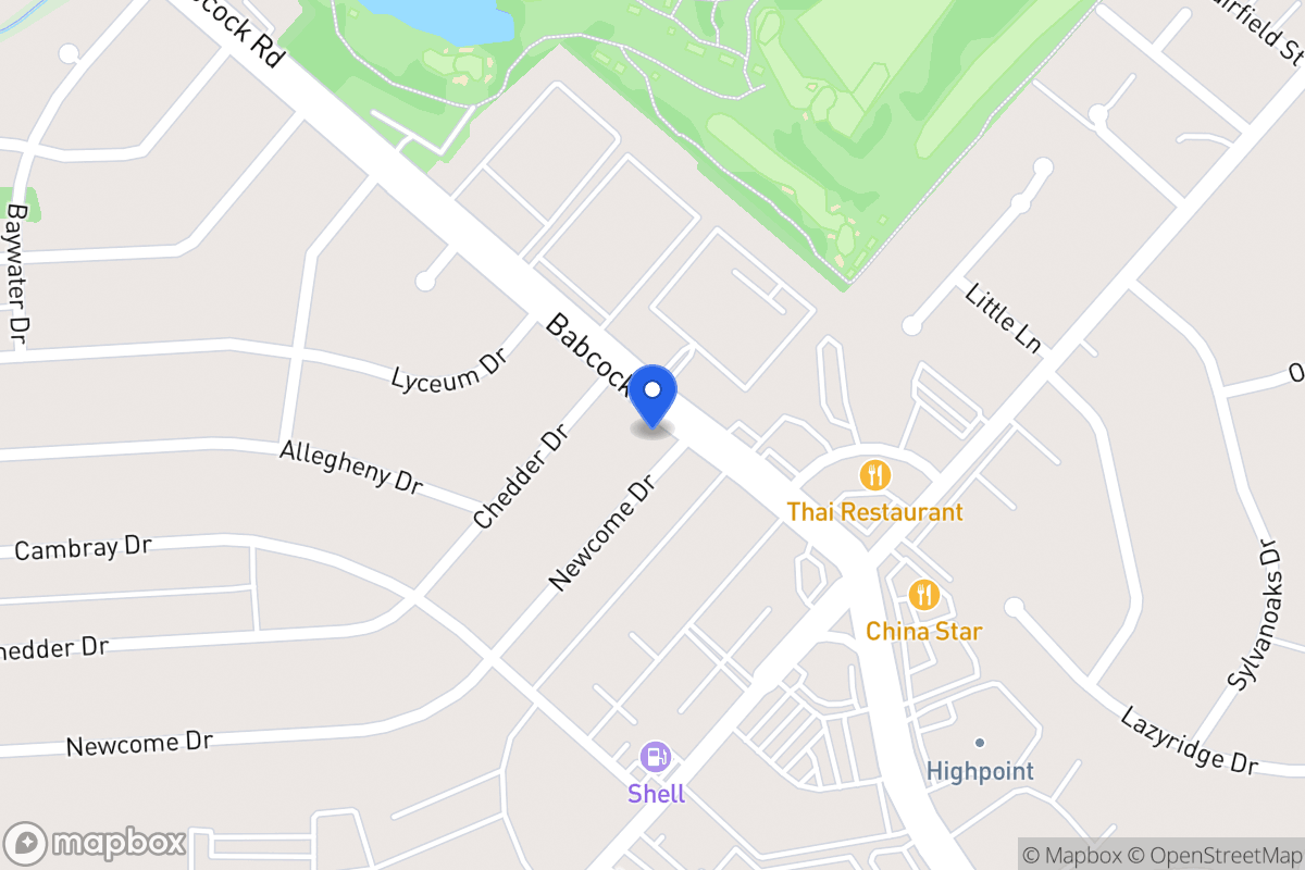 Map of 4403  Newcome Dr