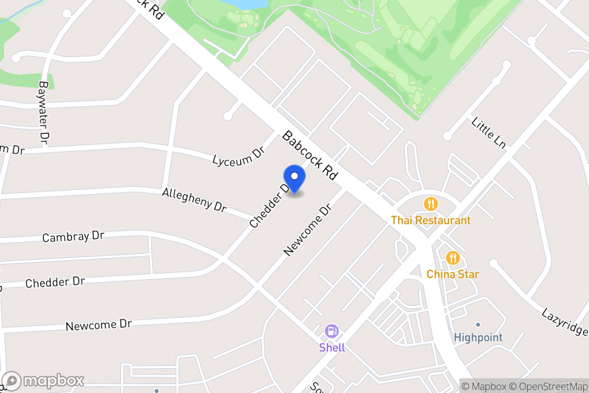 Map of 4414  Chedder Dr