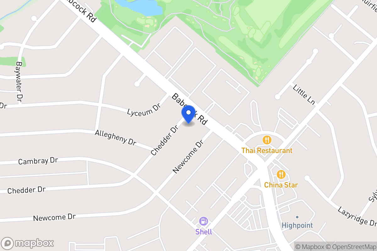Map of 4406  Chedder Dr