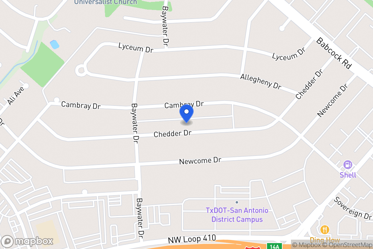 Map of 4703  Chedder Dr