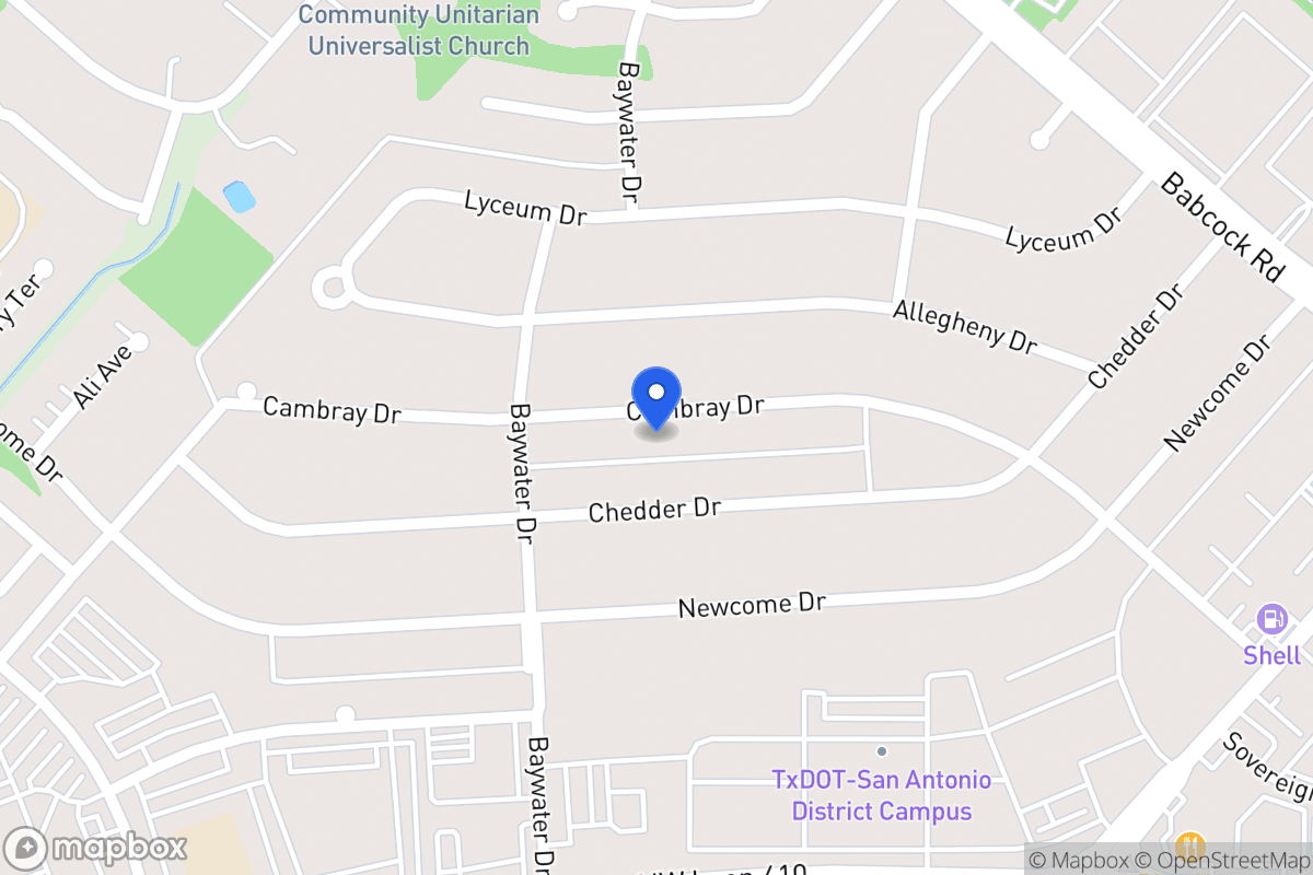 Map of 4710  Cambray Dr