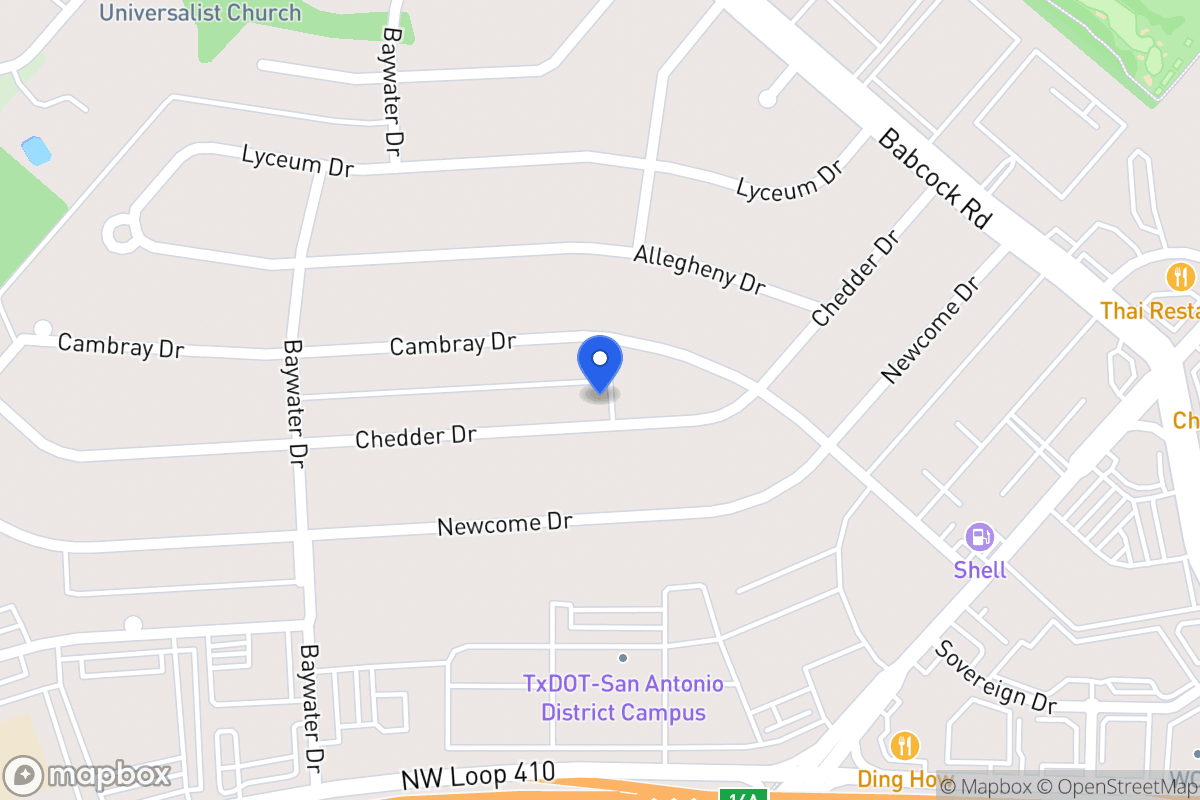 Map of 4603  Chedder Dr