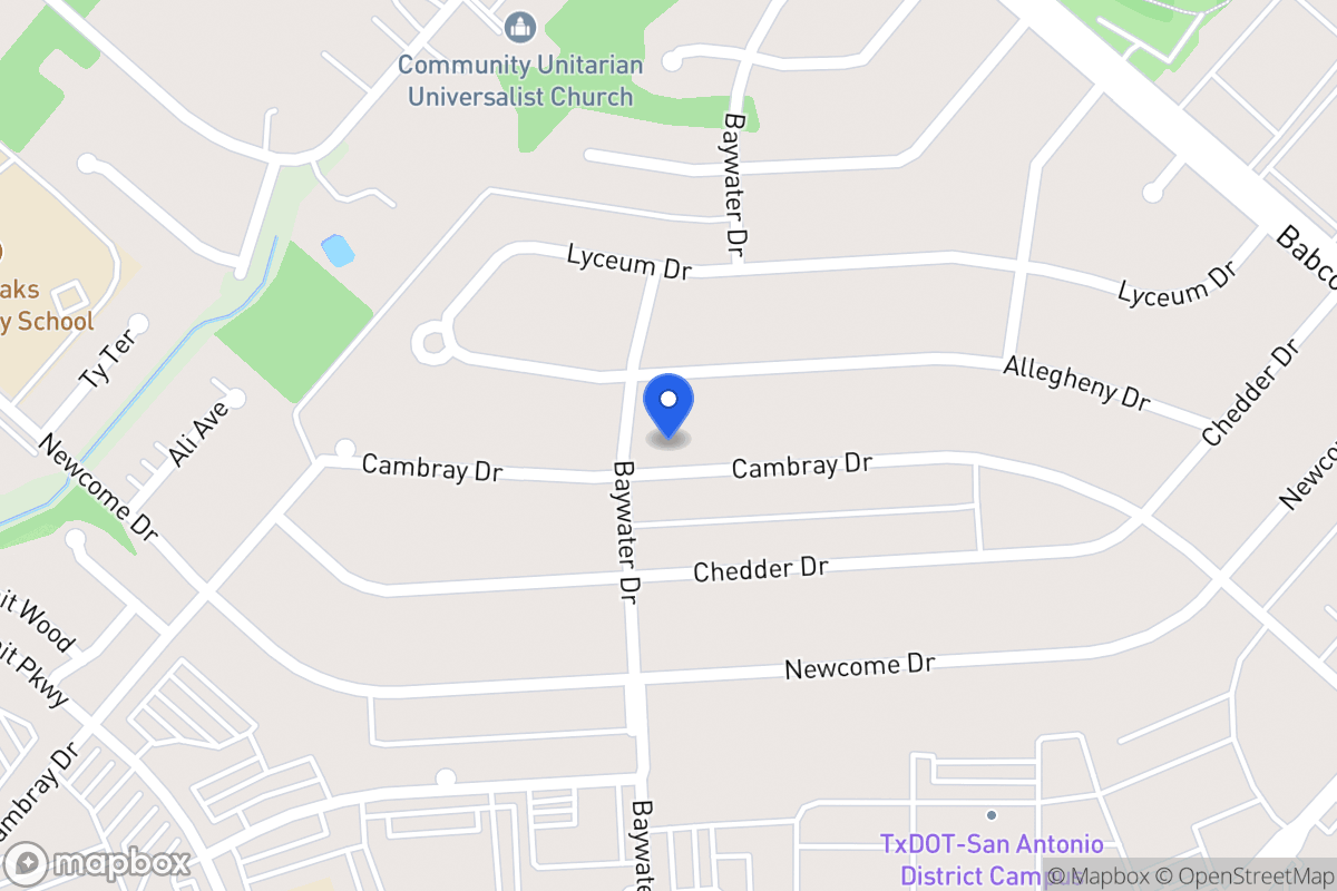 Map of 4727  Cambray Dr