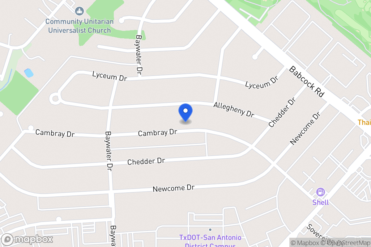 Map of 4615  Cambray Dr