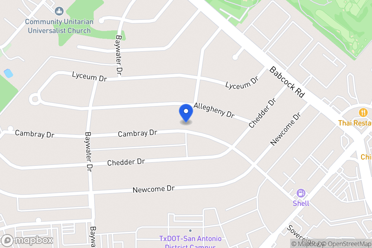 Map of 4603  Cambray Dr