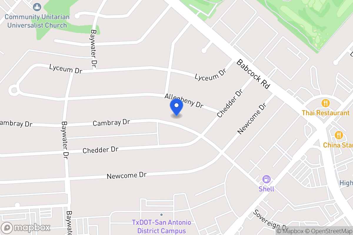 Map of 4543  Cambray Dr