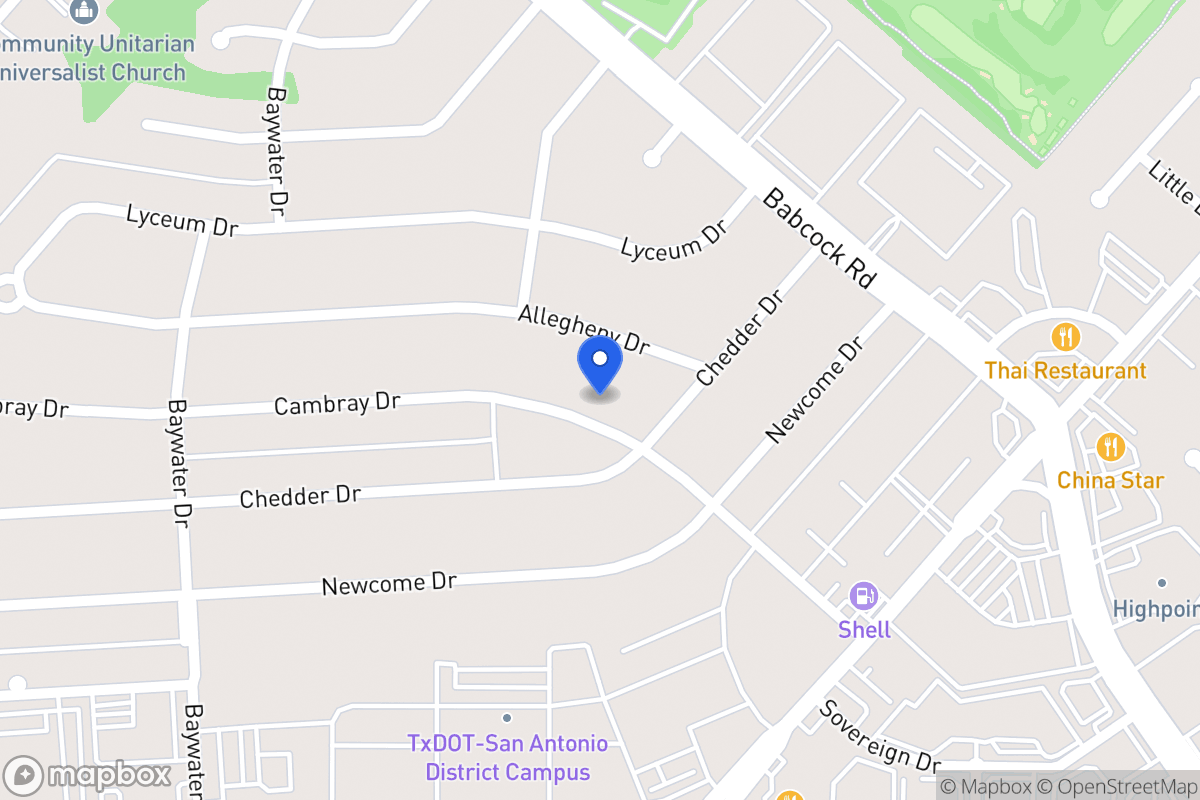 Map of 4535  Cambray Dr