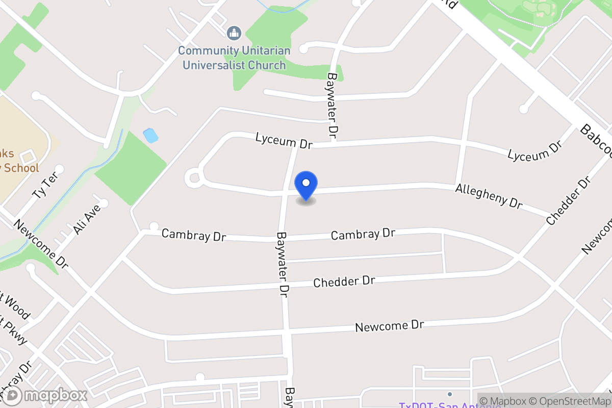 Map of 4726  Allegheny Dr