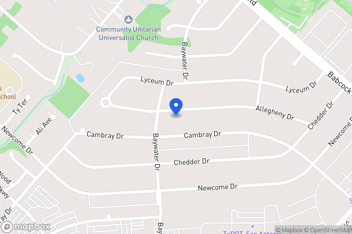 Map of 4722  Allegheny Dr