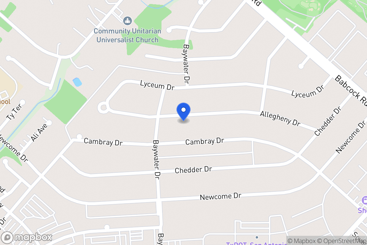 Map of 4718  Allegheny Dr