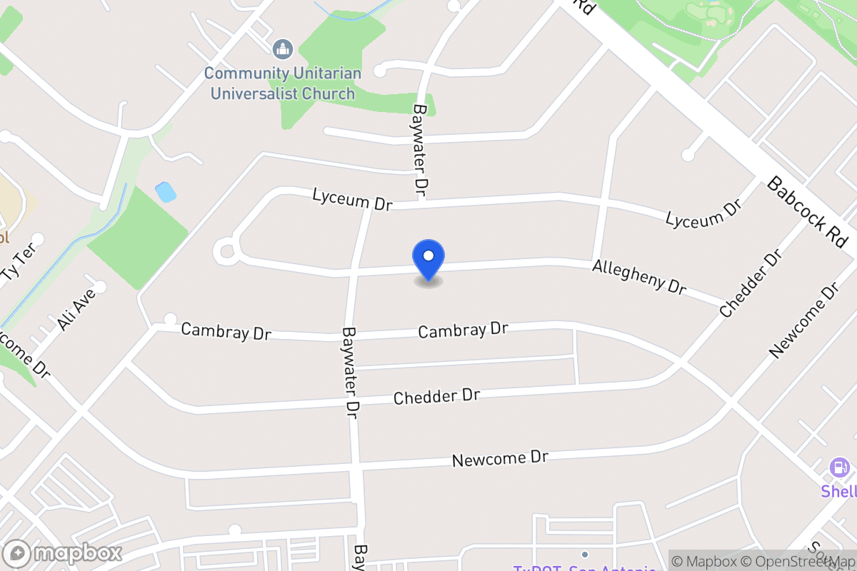 Map of 4714  Allegheny Dr