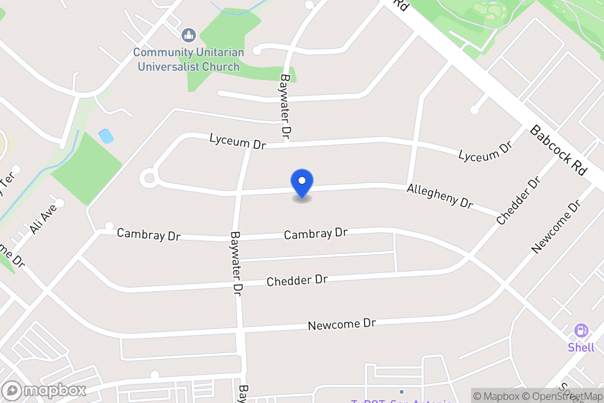 Map of 4710  Allegheny Dr