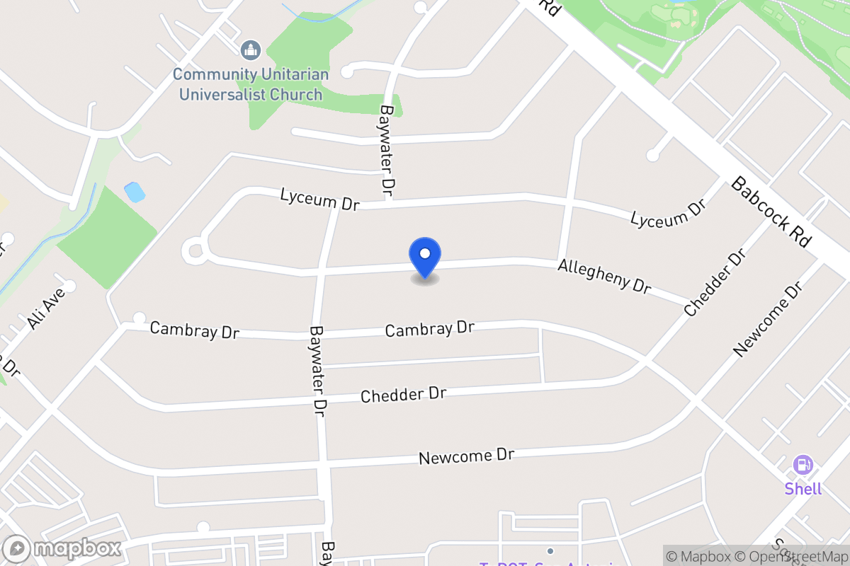 Map of 4706  Allegheny Dr