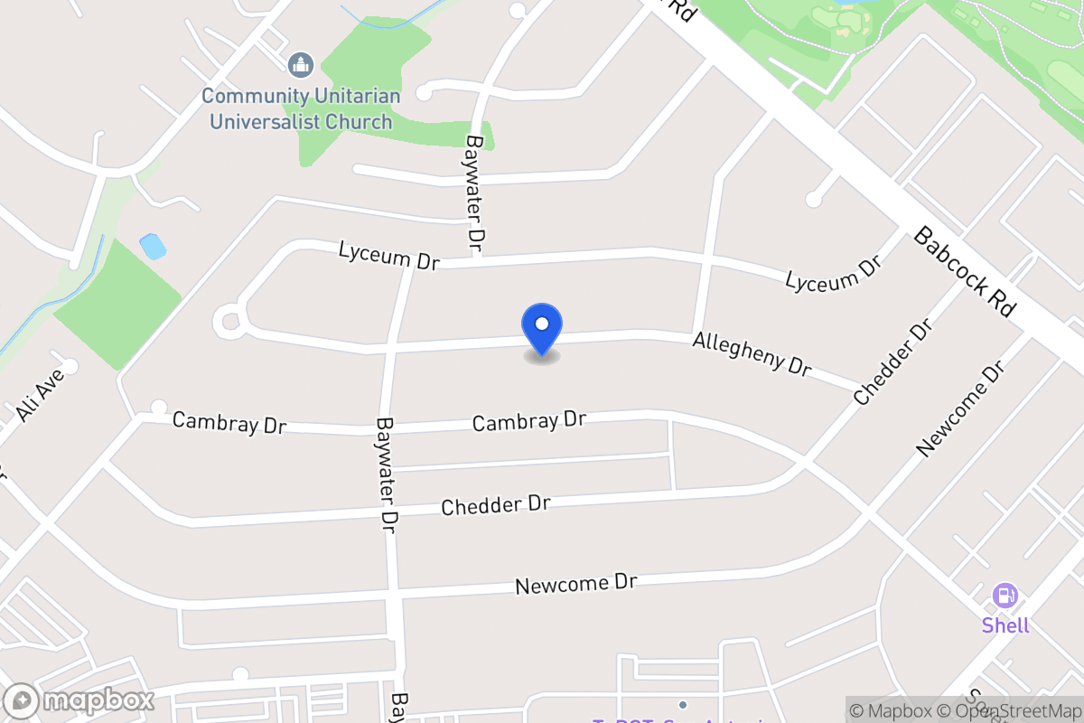 Map of 4702  Allegheny Dr