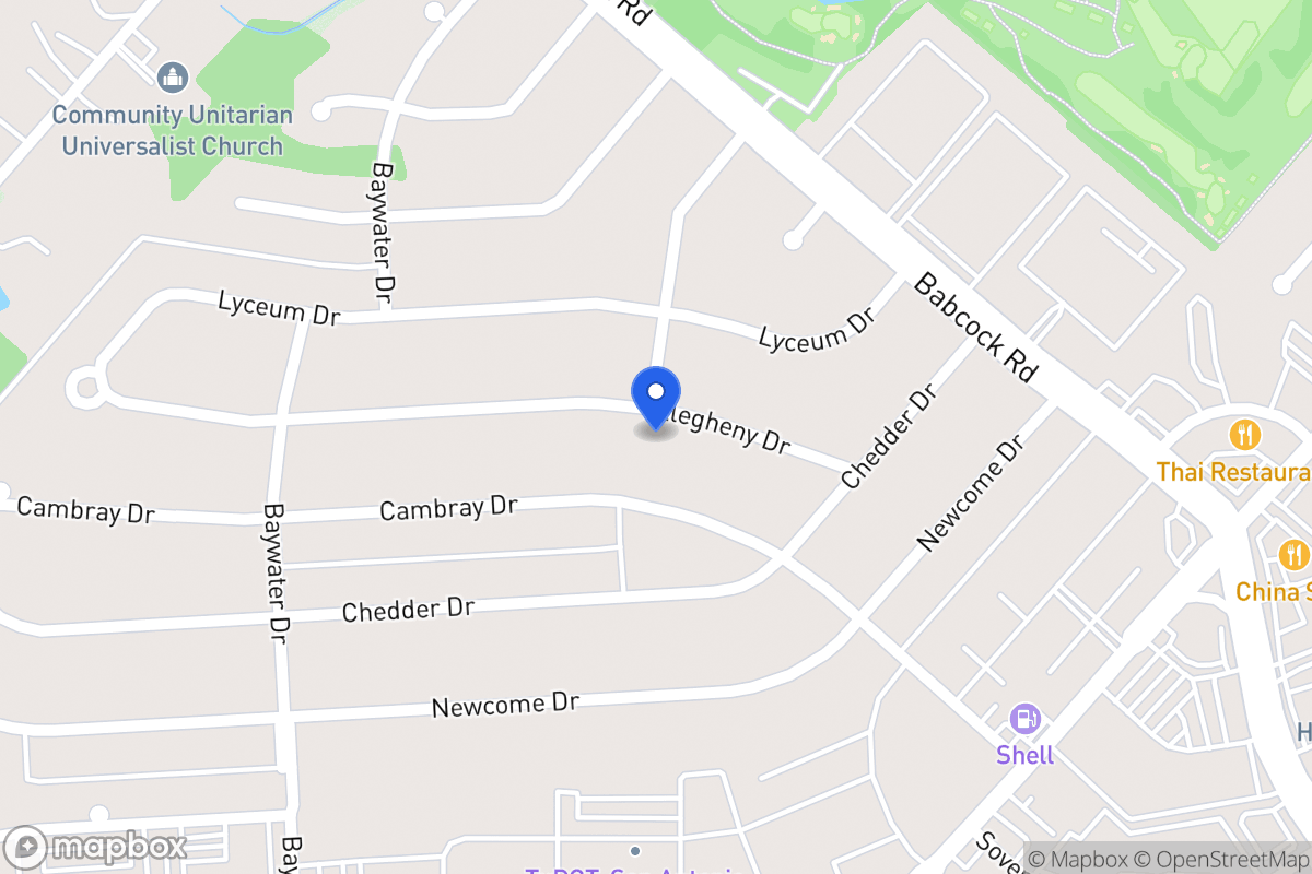 Map of 4530  Allegheny Dr