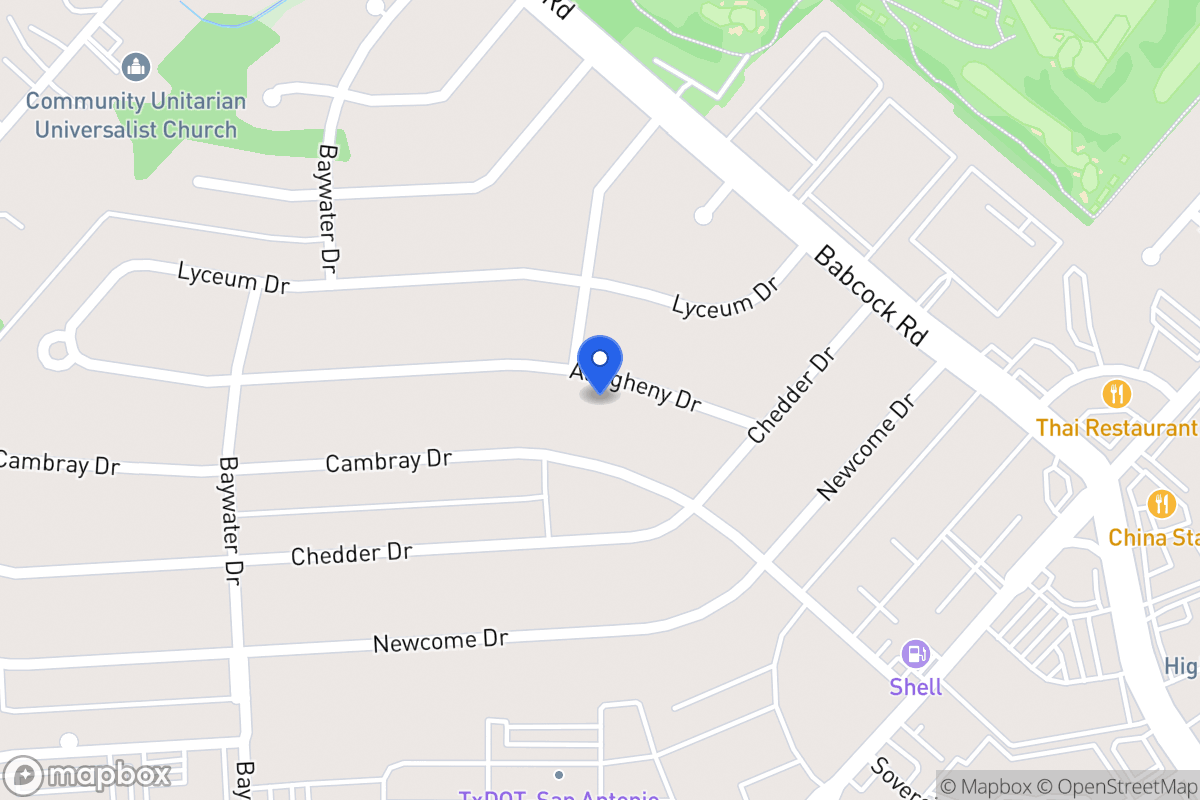 Map of 4526  Allegheny Dr
