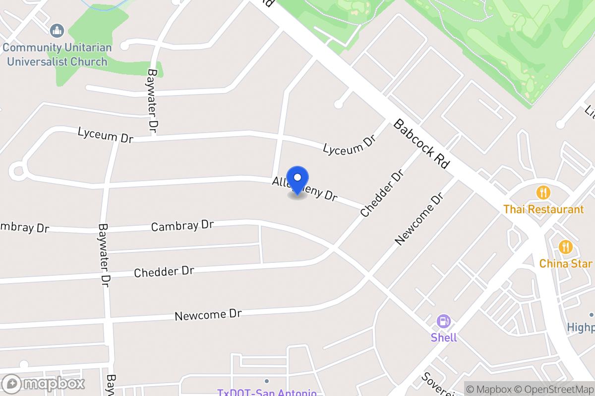 Map of 4522  Allegheny Dr