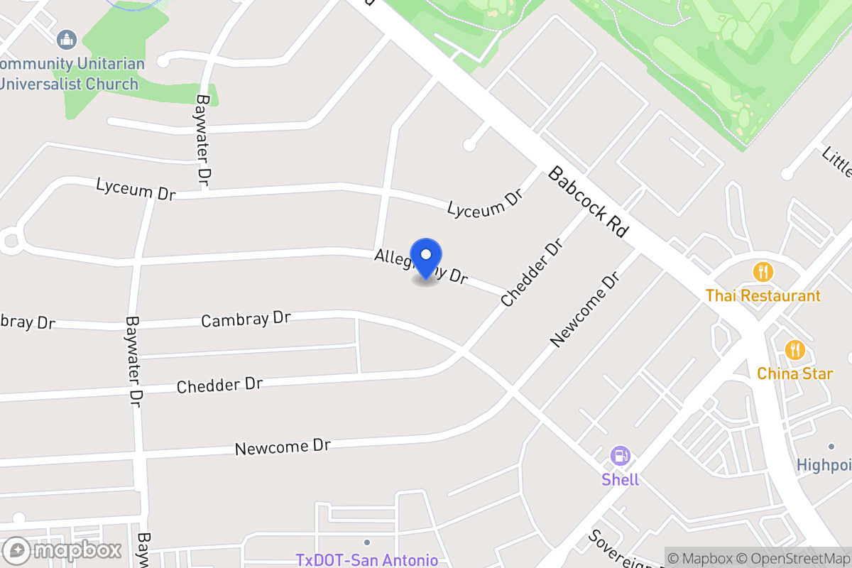 Map of 4518  Allegheny Dr