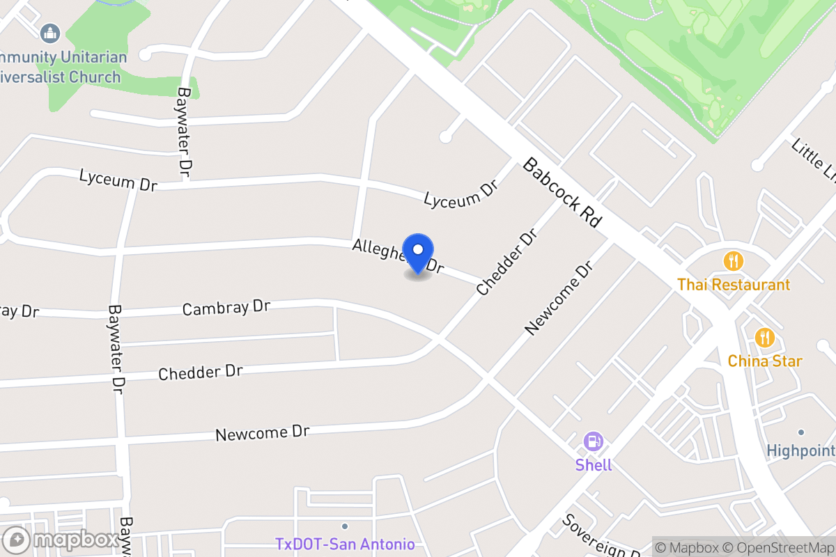 Map of 4514  Allegheny Dr