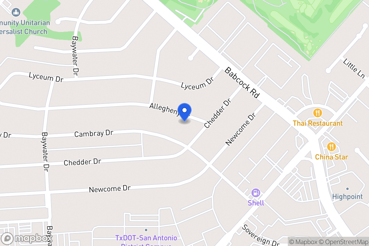 Map of 4510  Allegheny Dr