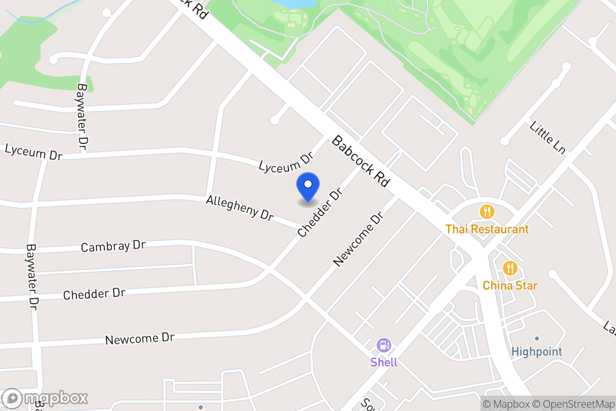 Map of 4423  Chedder Dr