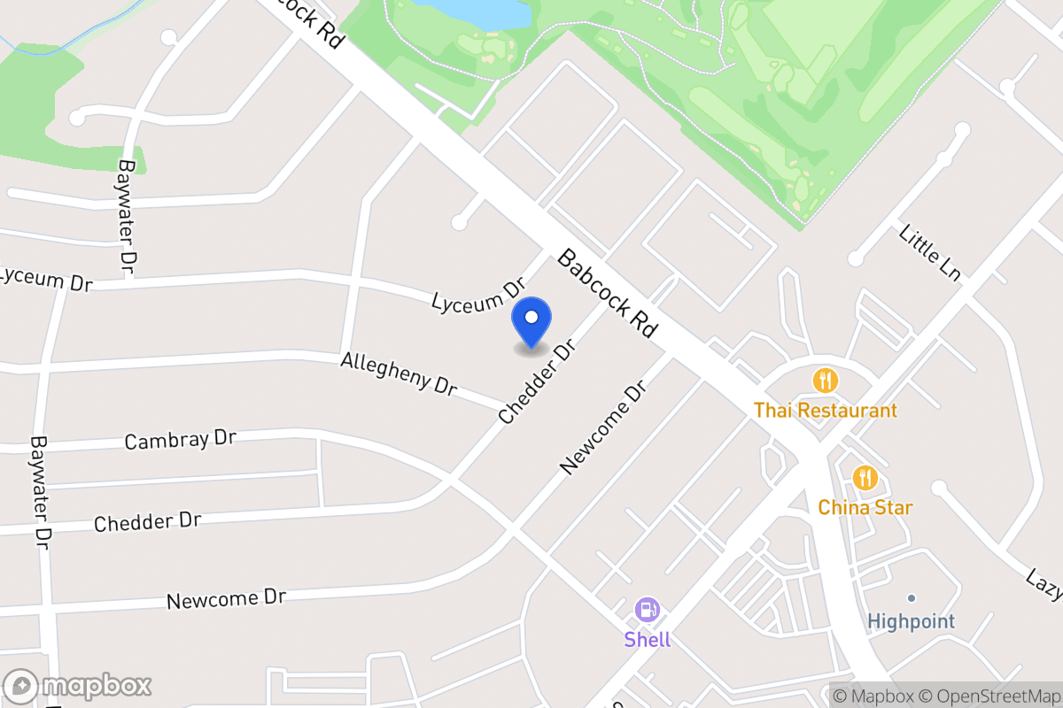 Map of 4419  Chedder Dr