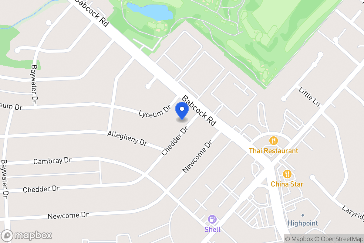 Map of 4411  Chedder Dr