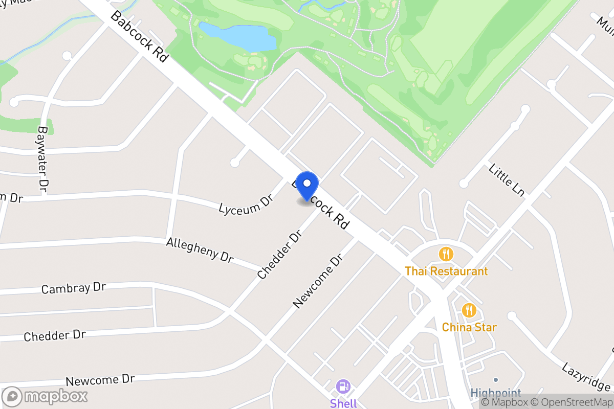Map of 4403  Chedder Dr