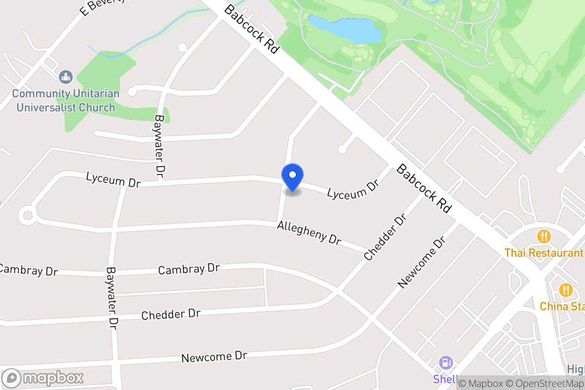 Map of 4542  Lyceum Dr