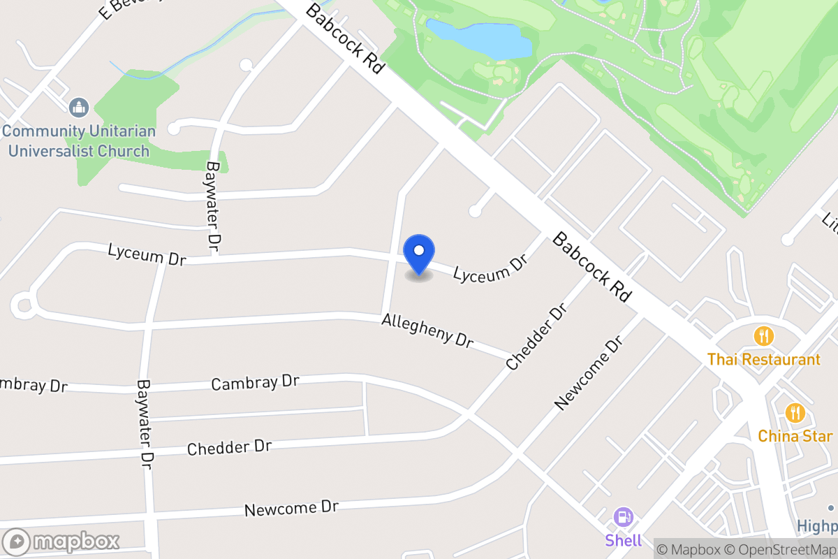 Map of 4538  Lyceum Dr