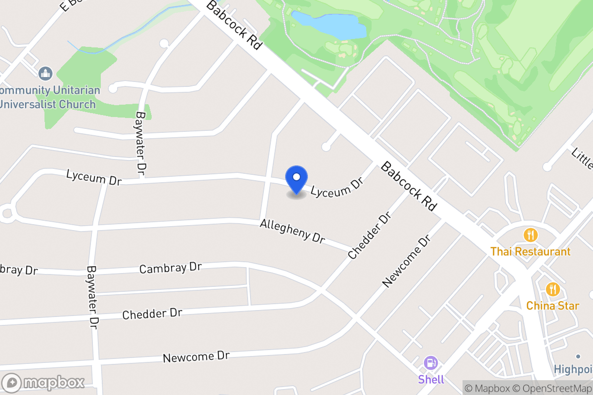 Map of 4534  Lyceum Dr