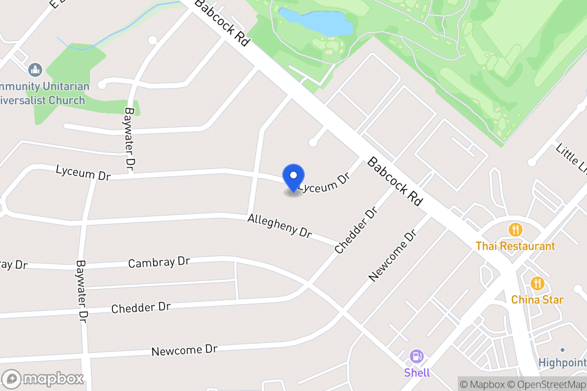 Map of 4530  Lyceum Dr