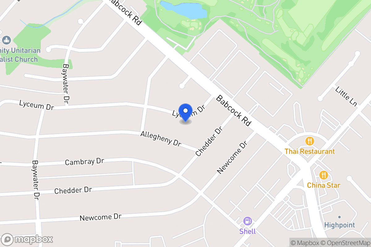 Map of 4522  Lyceum Dr