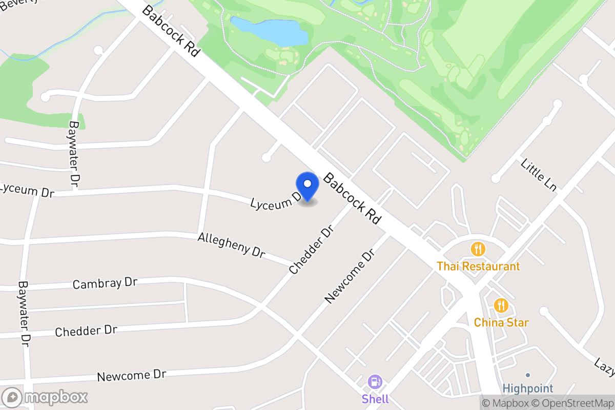 Map of 4510  Lyceum Dr