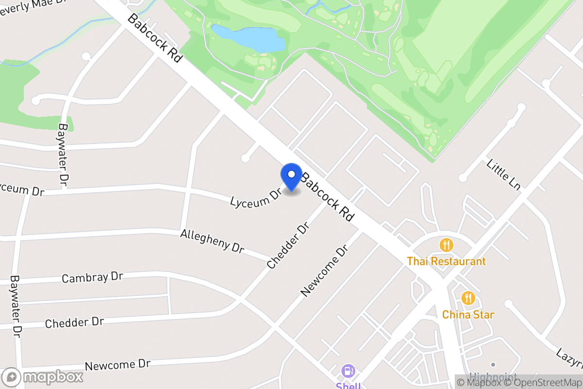 Map of 4506  Lyceum Dr