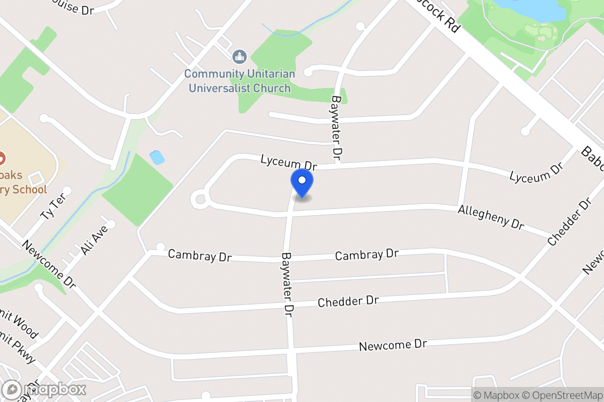 Map of 4731  Allegheny Dr