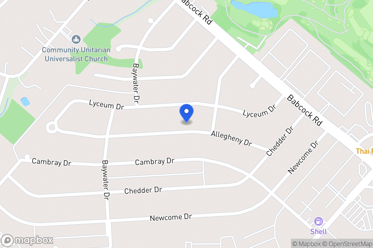 Map of 4615  Allegheny Dr