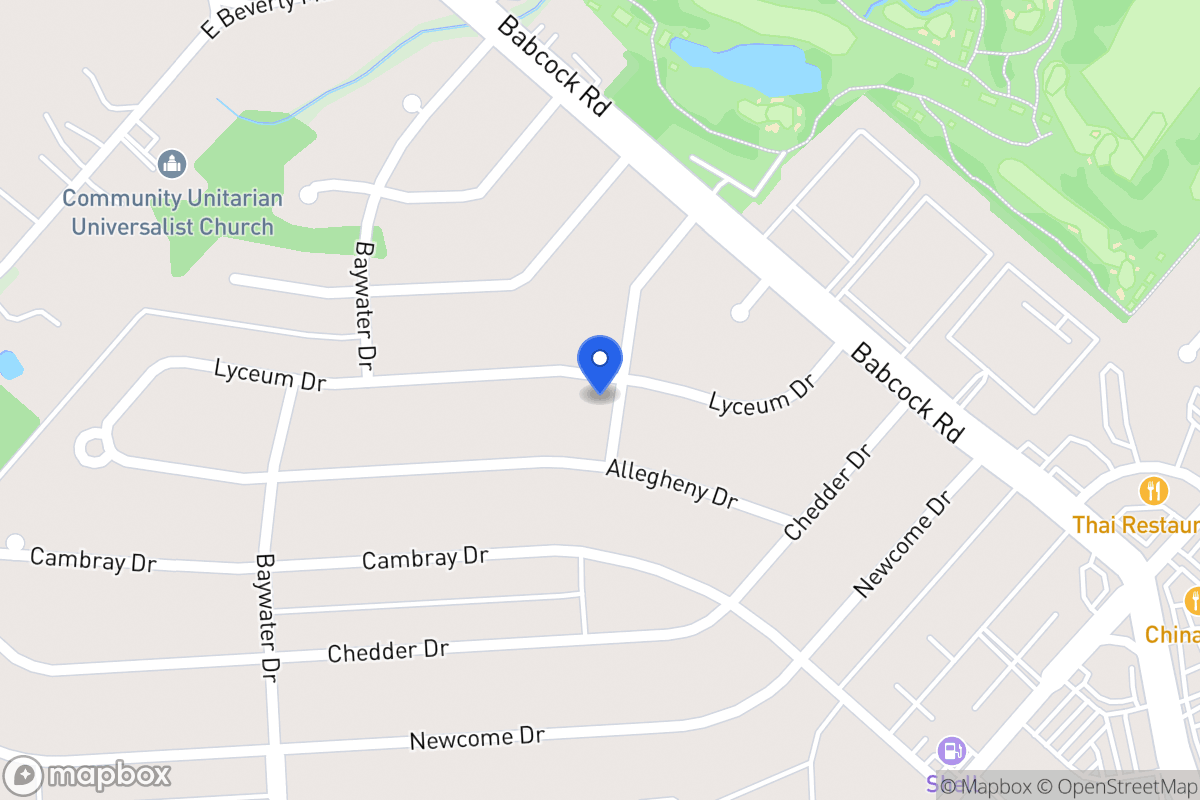 Map of 4602  Lyceum Dr
