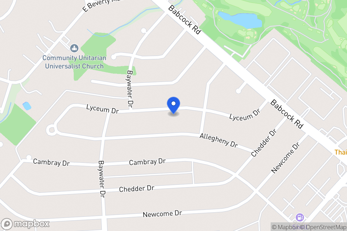Map of 4618  Lyceum Dr