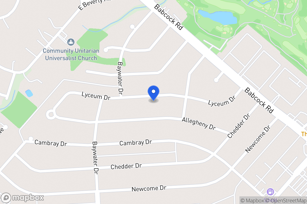 Map of 4622  Lyceum Dr