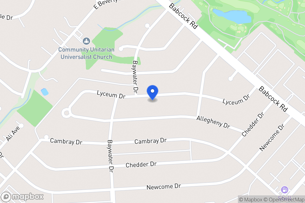 Map of 4706  Lyceum Dr