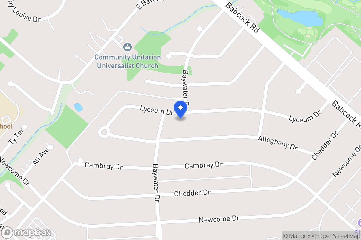 Map of 4722  Lyceum Dr