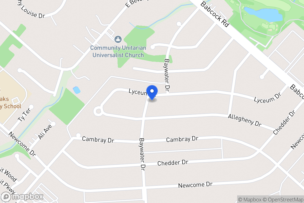 Map of 4730  Lyceum Dr