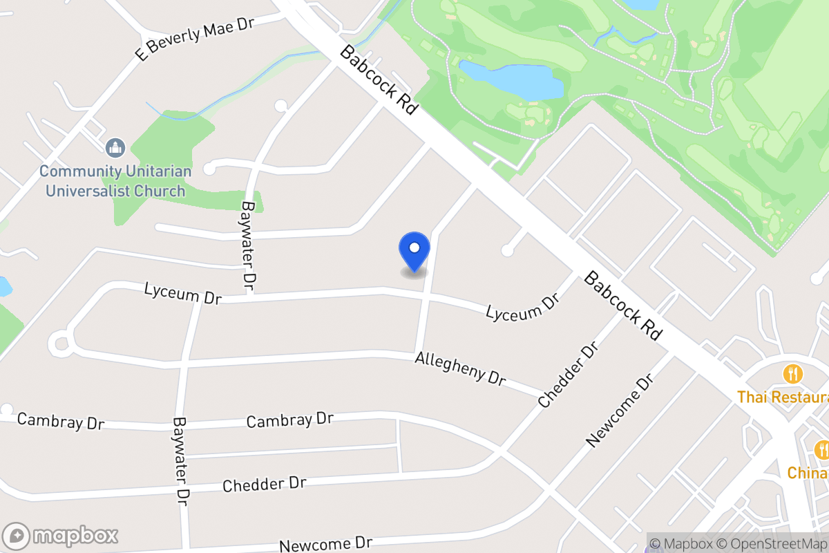 Map of 4603  Lyceum Dr