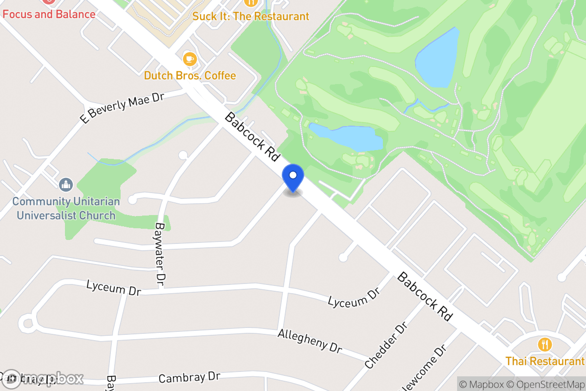 Map of 4502  Duquesne Dr