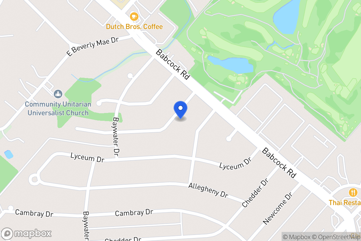 Map of 4518  Duquesne Dr